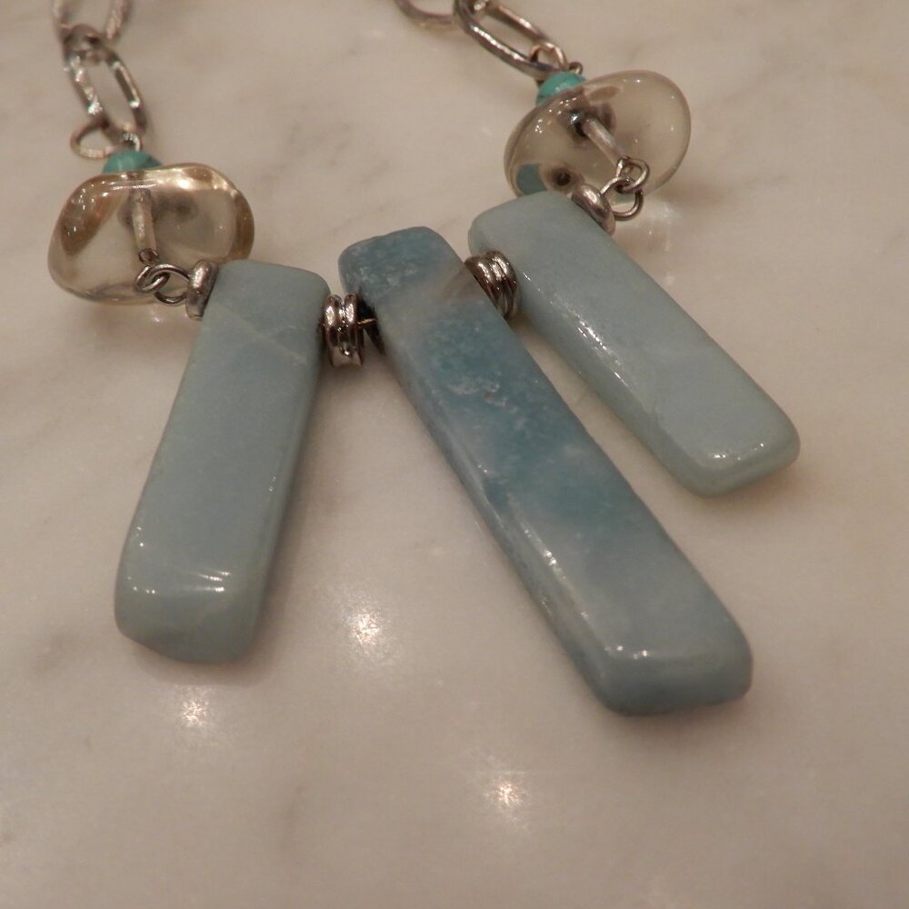 Stone and Bead Necklace